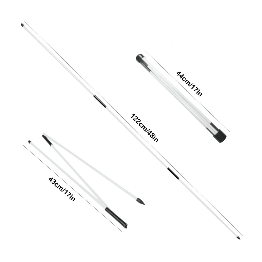 Golf Alignment Sticks 2 Pack Swing Training Aid Equipment Collapsible Trainer...