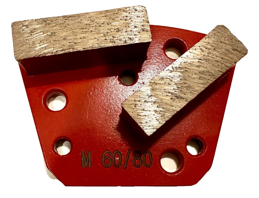 3-pack! Diamond Grinding Discs For Bolt-on Grinders Medium Surface 60/80 Grit