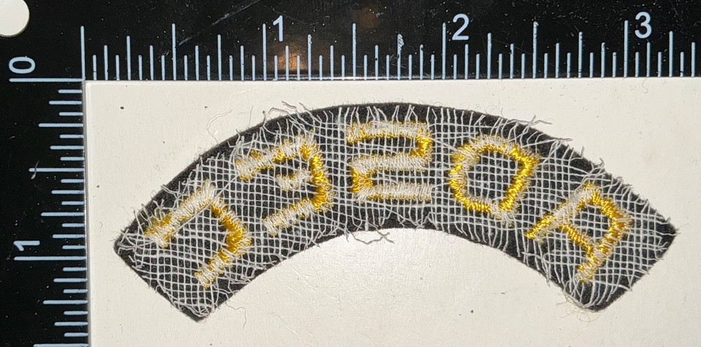 WWII US Army ADSEC Advanced Sector Communications Zone Arc Tab FELT Arc Patch