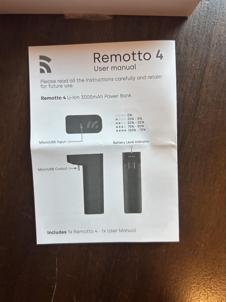 Remotto 4 wireless battery for the PS4 controller