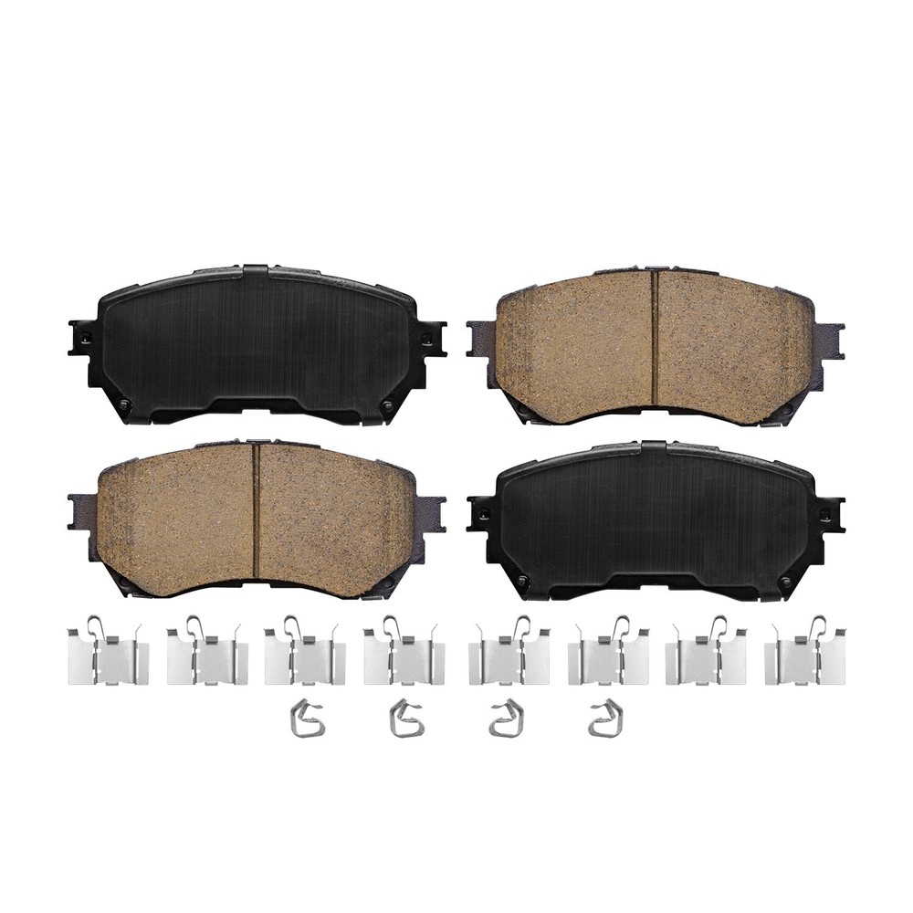 Front Ceramic Brake Pads w/Hardware for 2014 2015 2016 2017 2018 - 2021 Mazda 6