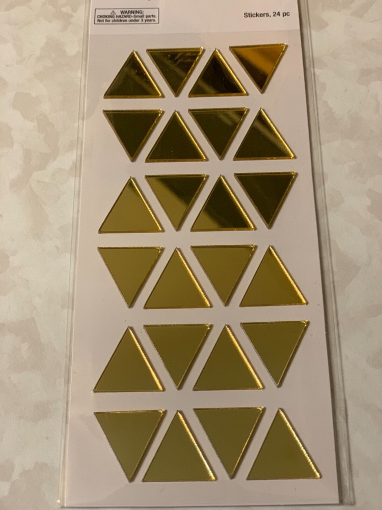 THE PAPER STUDIO TRIANGLES MIRRORS 24 PCS