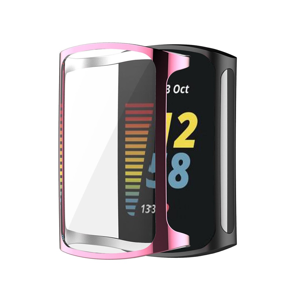 Smart Watch Plating Protect Case TPU Screen Protector Cover for Fitbit Charge5