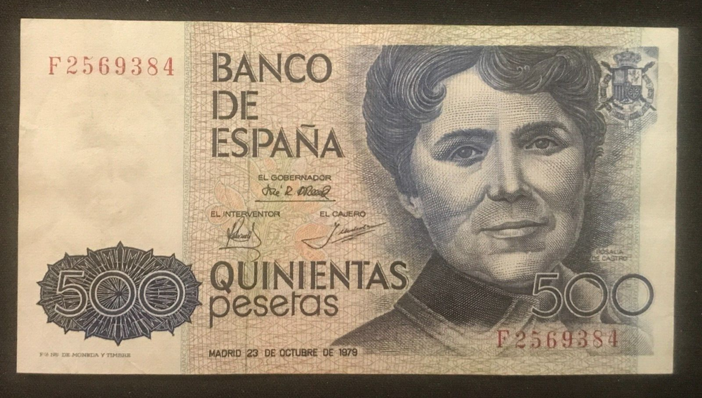 Spain 5000 Pesetas #157 Unc 1979