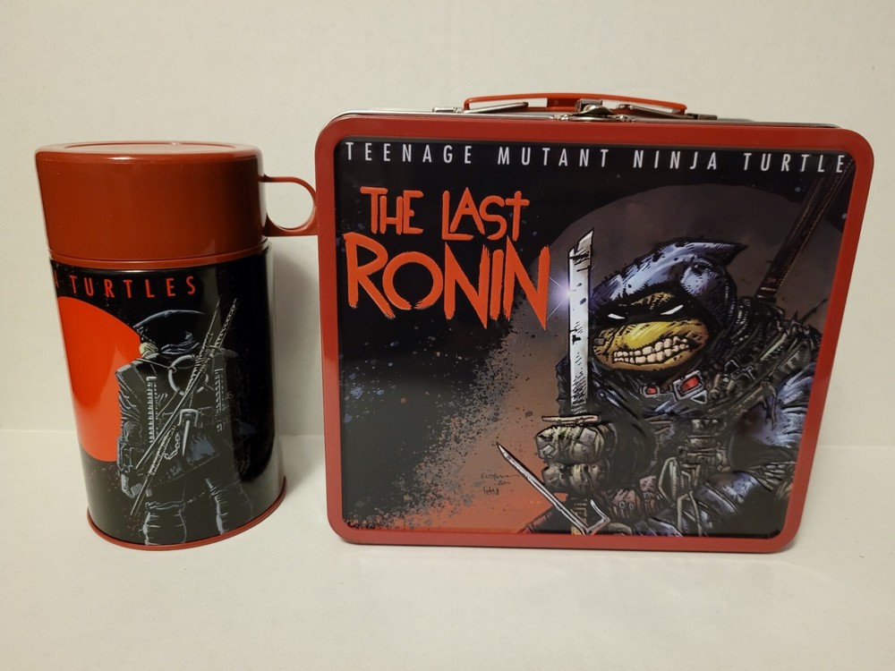 TIN TITANS TMNT LAST RONIN PX LUNCHBOX & BEV CONTAINER