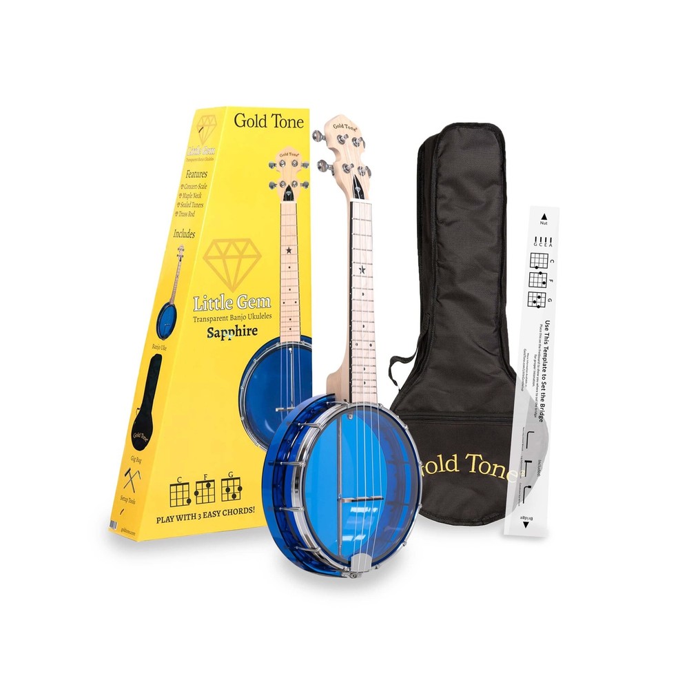 LITTLE GEM Banjo Uke - Sapphire Blue