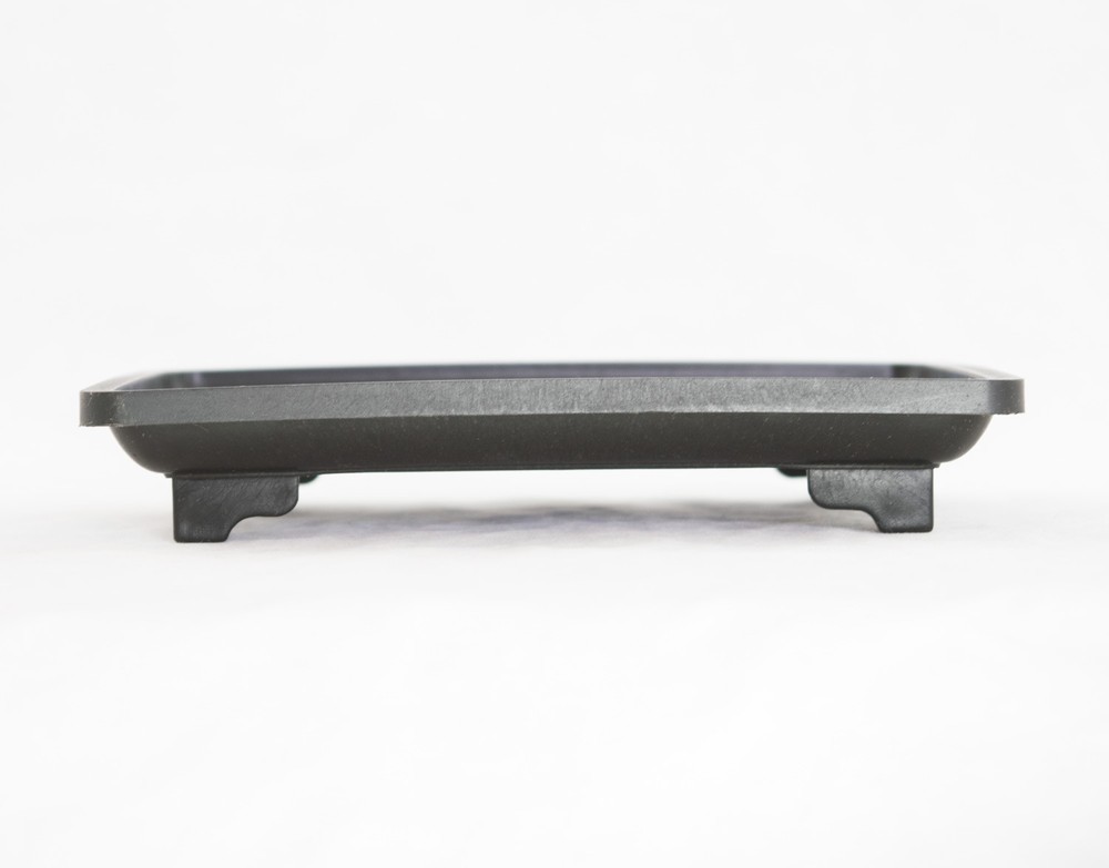 1 Rectangular Black Plastic Humidity/Drip Tray for Bonsai Tree 9"x 6"x 1"
