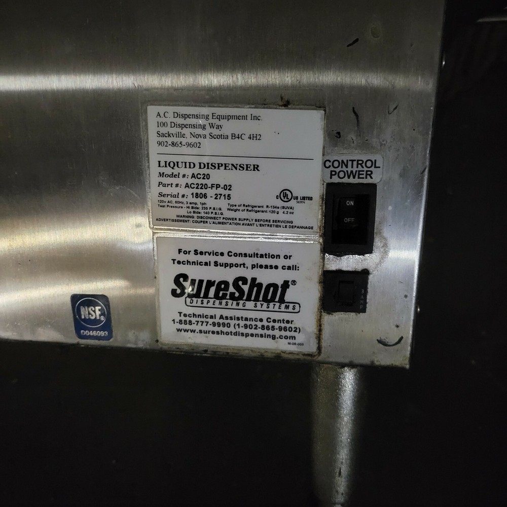 Sure Shot refrigerated liquid dispenser