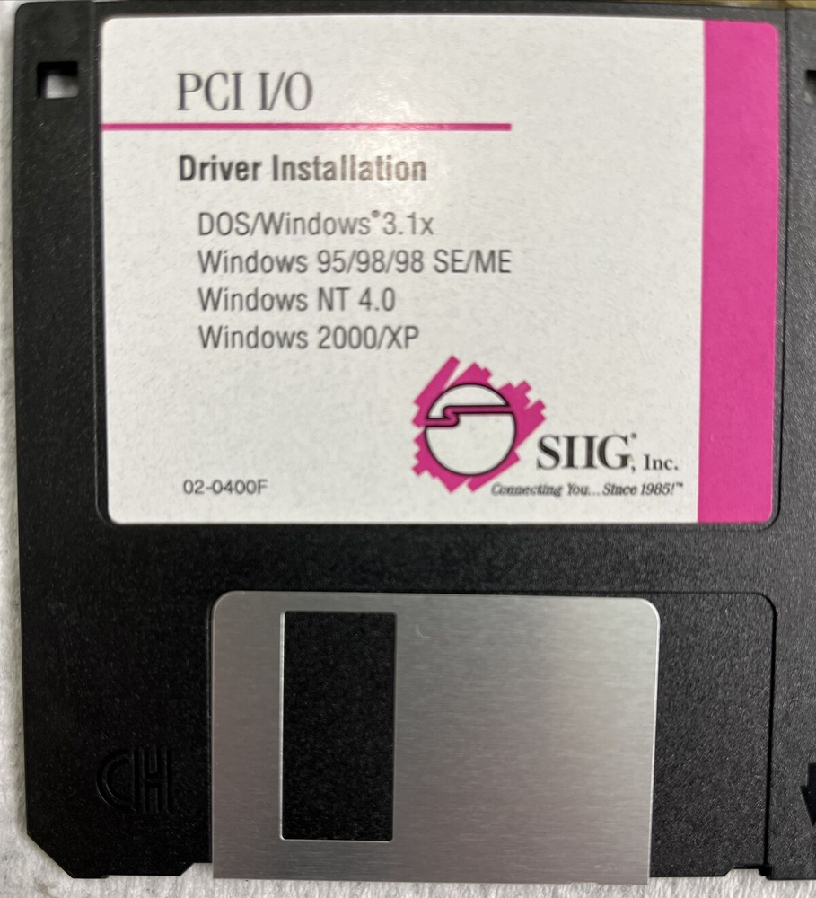 SIIG 16550 Fast Serial 16-Byte Buffer Board Ver. 1.0