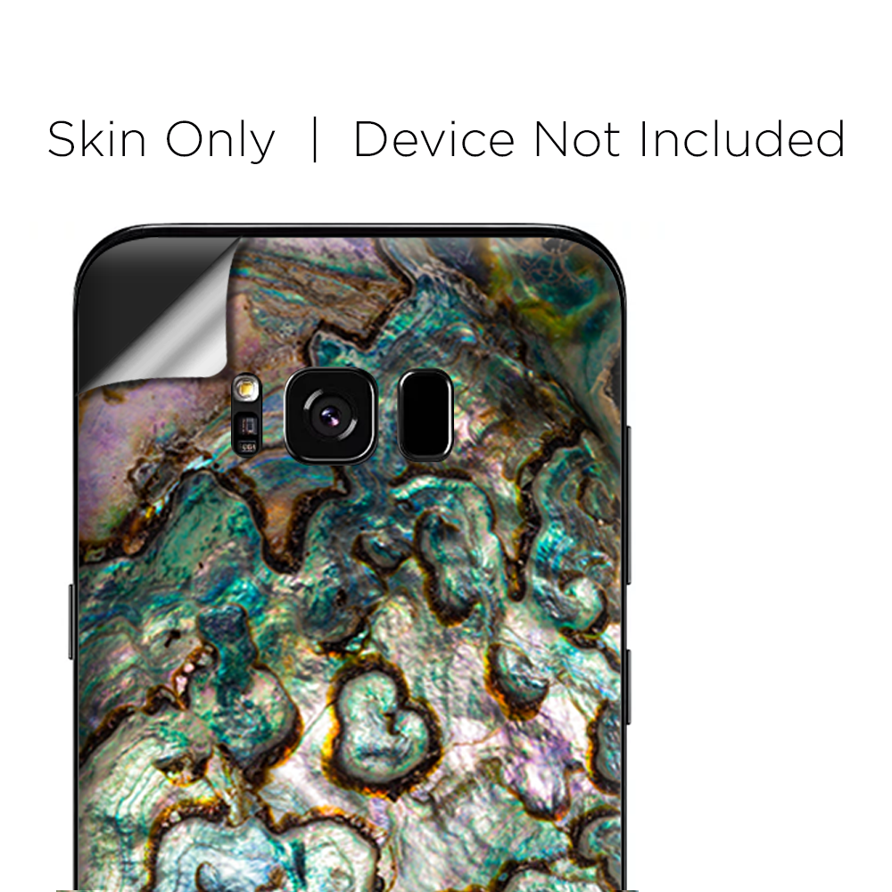 Skins Decals for Samsung Galaxy S8 - Abalone Shell Gold underwater