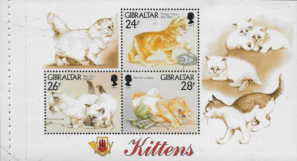 Gibraltar Scott #'s 726h MNH