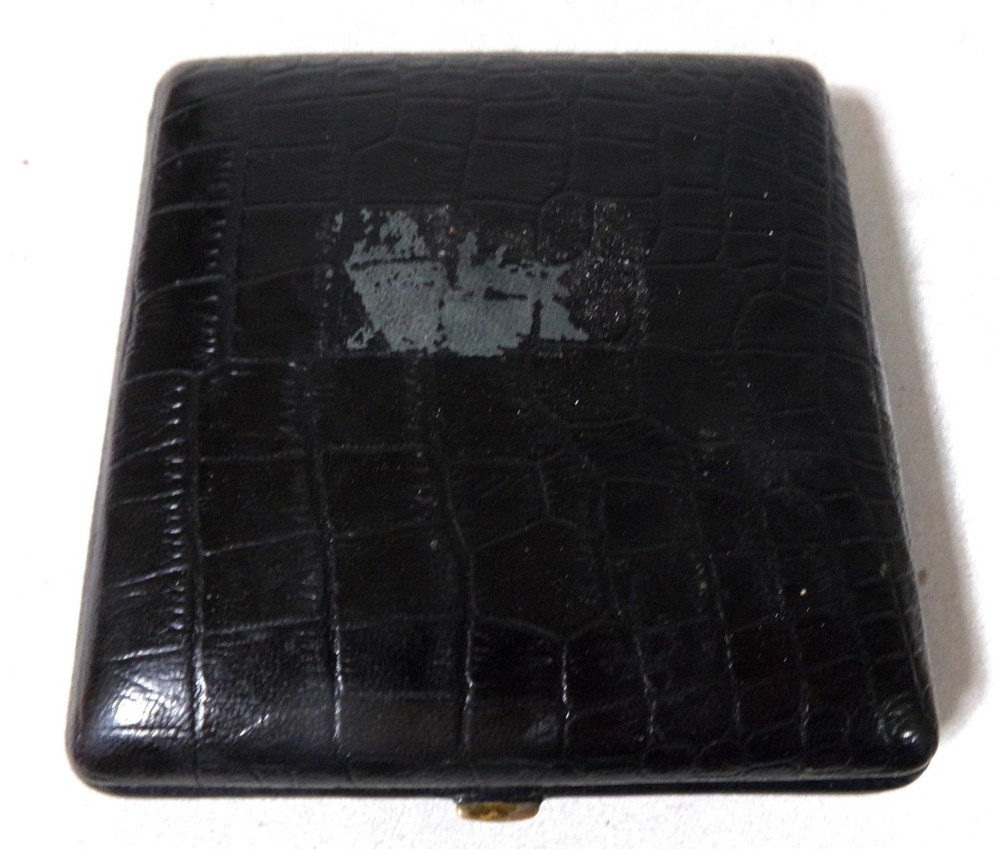 Phinney-Walker Oversize 5” Leather Case Art Deco Clock2