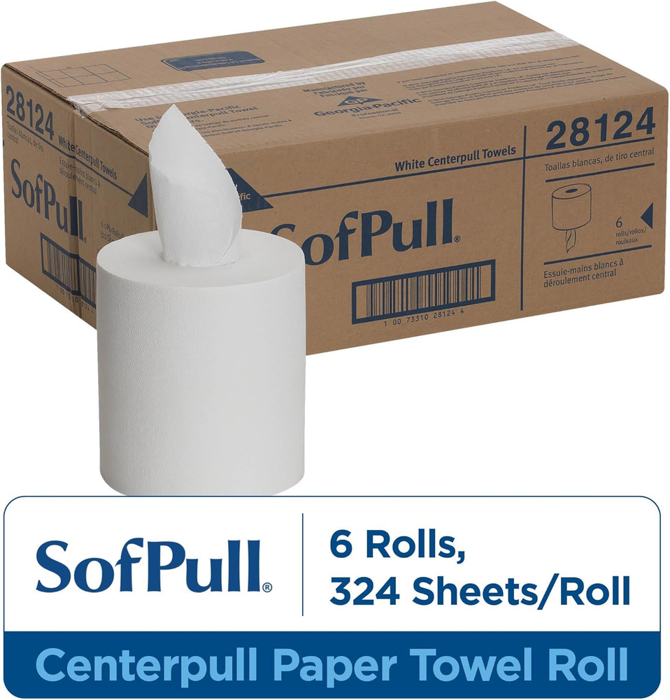 Georgia-Pacific Sofpull Centerpull Regular Capacity Premium Paper Towel, White,