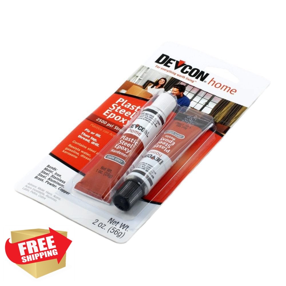 Devcon 1oz Plastic Steel Epoxy 2-Part Tube