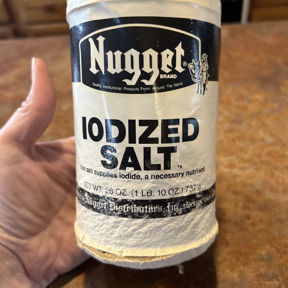 Vintage Nugget Iodized Salt