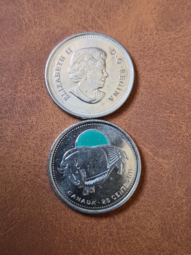 CANADA 25 Cents - Quarter--2011