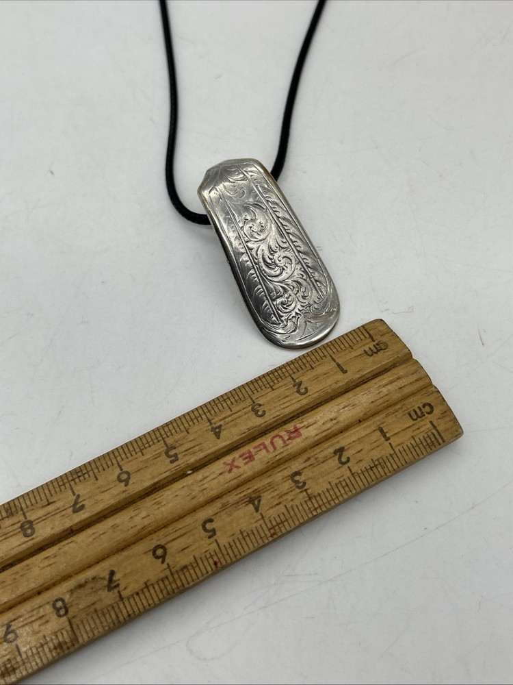 Vintage WP Fork Handle Pendant Silver Plated Hallmark Handmade Upcycled Gift