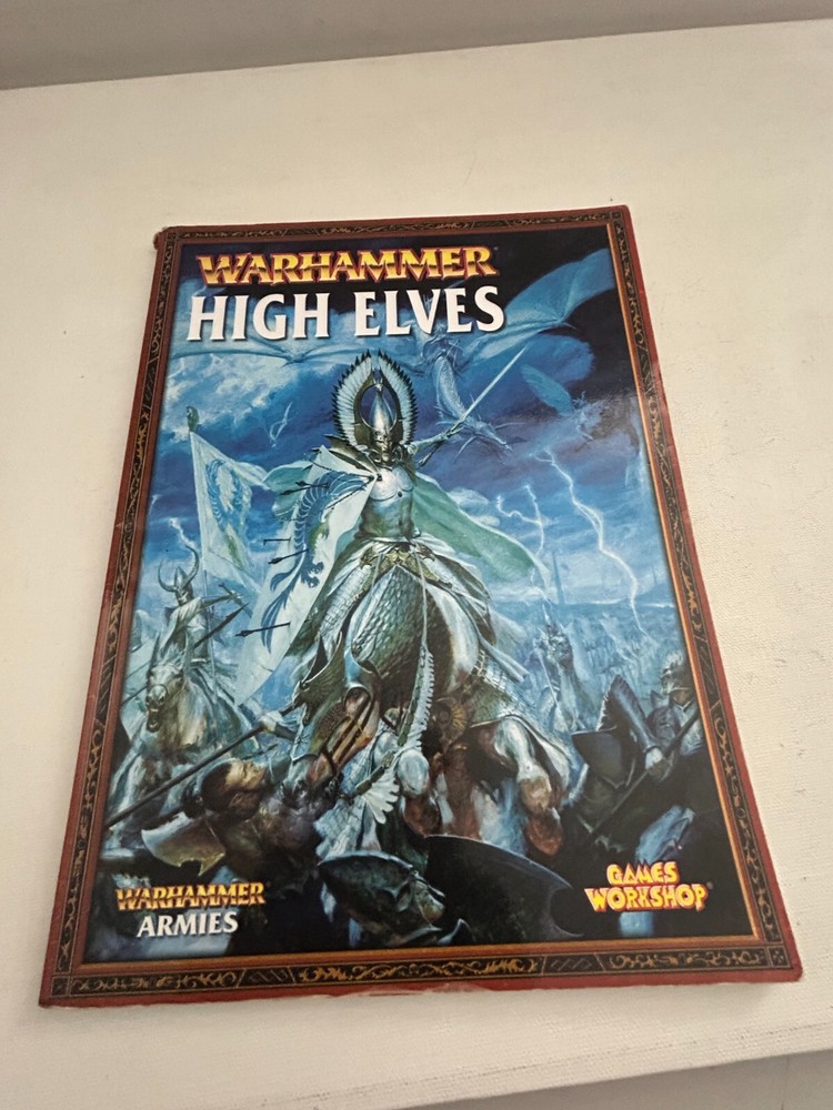 Warhammer Classic High Elves Elf Army Book Codex 2007 Good SC OOP