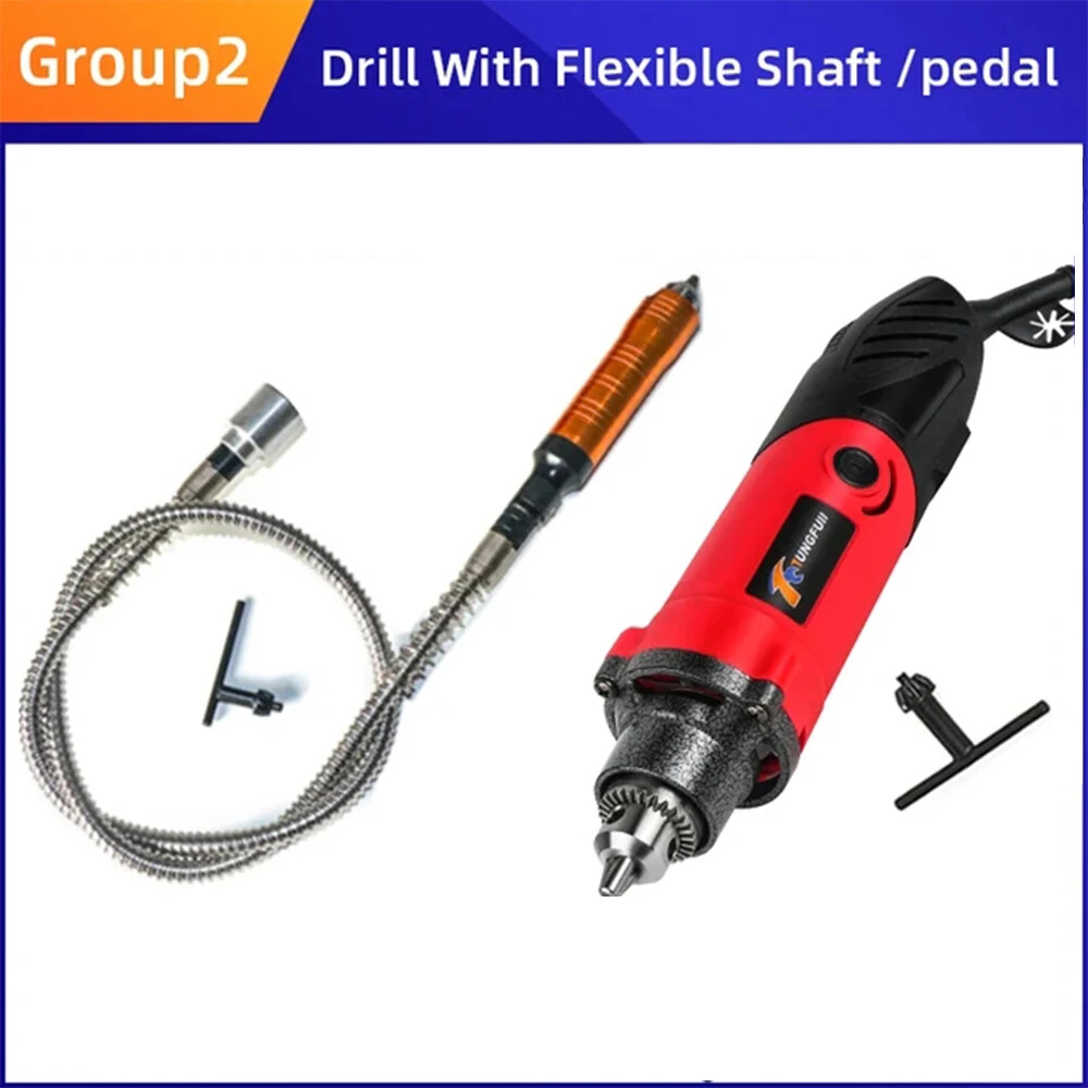 Engraving Drill Electric 220V Handheld Drill Mini Drill Tools Variable Speed New