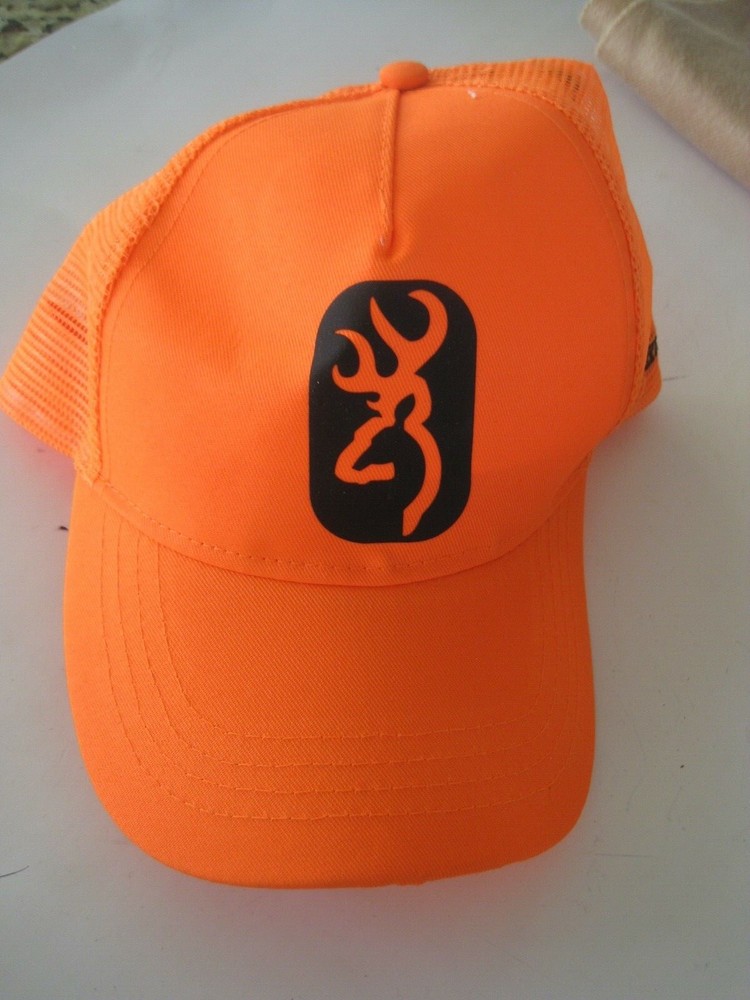Browning Orange Hat Cap One Size AU