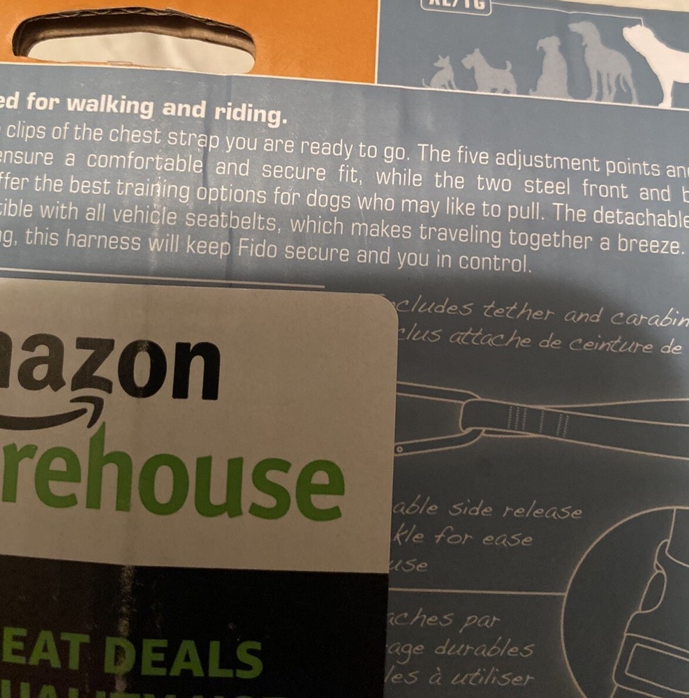 Dog Harness Large True Fit! Nib!