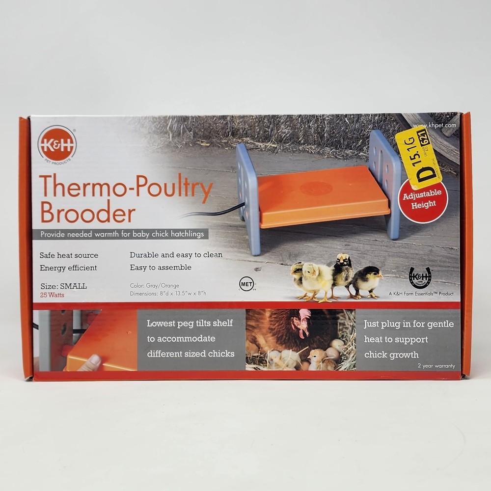 K&H Thermo-Poultry Brooder - Adjustable Height - Pre-owned - Tested - Very Good