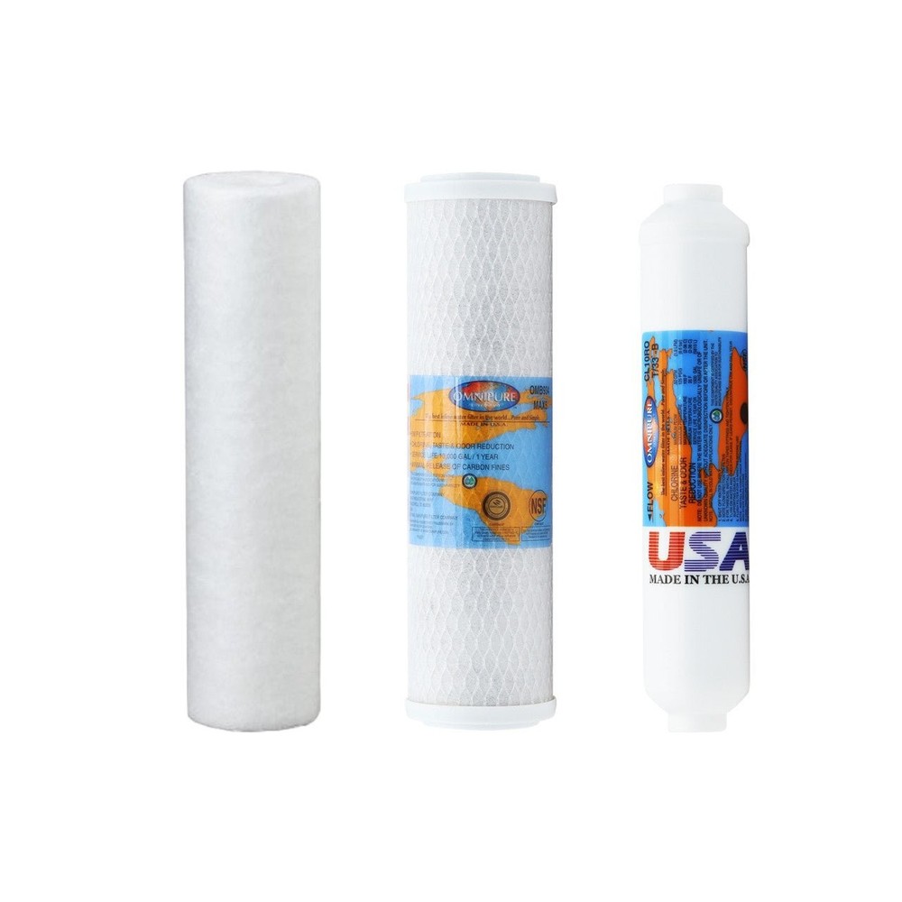 PuROLine PL40T36 RO Replacement Filter Kit (Membrane Sold Separately)