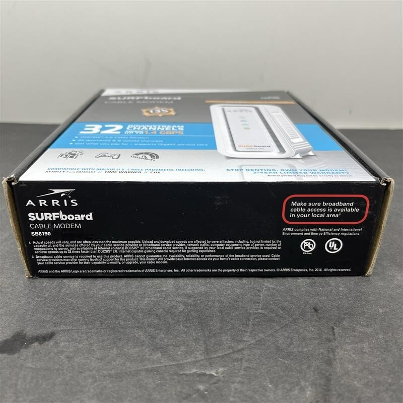 ARRIS® Surfboard® SB6190 Cable Modem, White