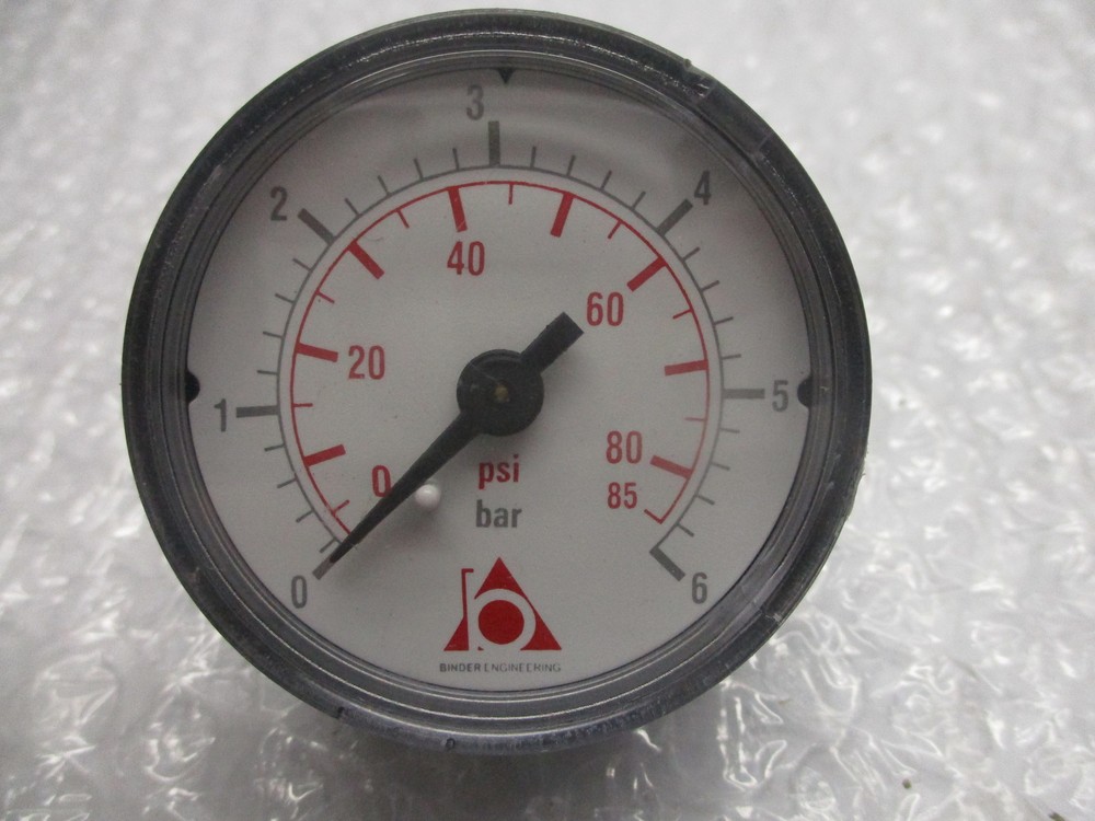 BINDER GAUGE 0-85PSI/BAR NSNP