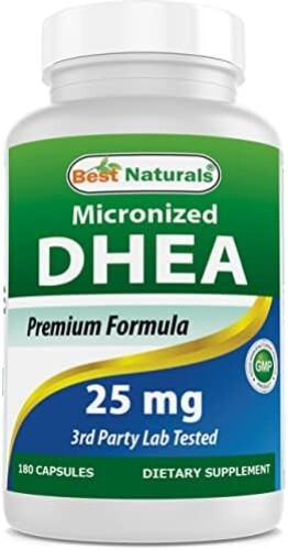 Best Naturals, Micronized DHEA 25 mg 180 Capsules
