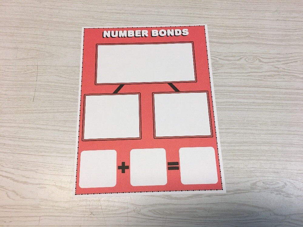 Set of 2 - Laminated Math Work Mats #12 - Dry Erase