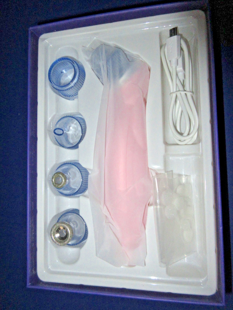 APPOLUS Professional Microderm Device Diamond Microdermabrasion Pink New