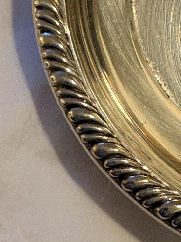 Solid Sterling Silver Vintage Nut Dish 3.25” 10.7 Grams