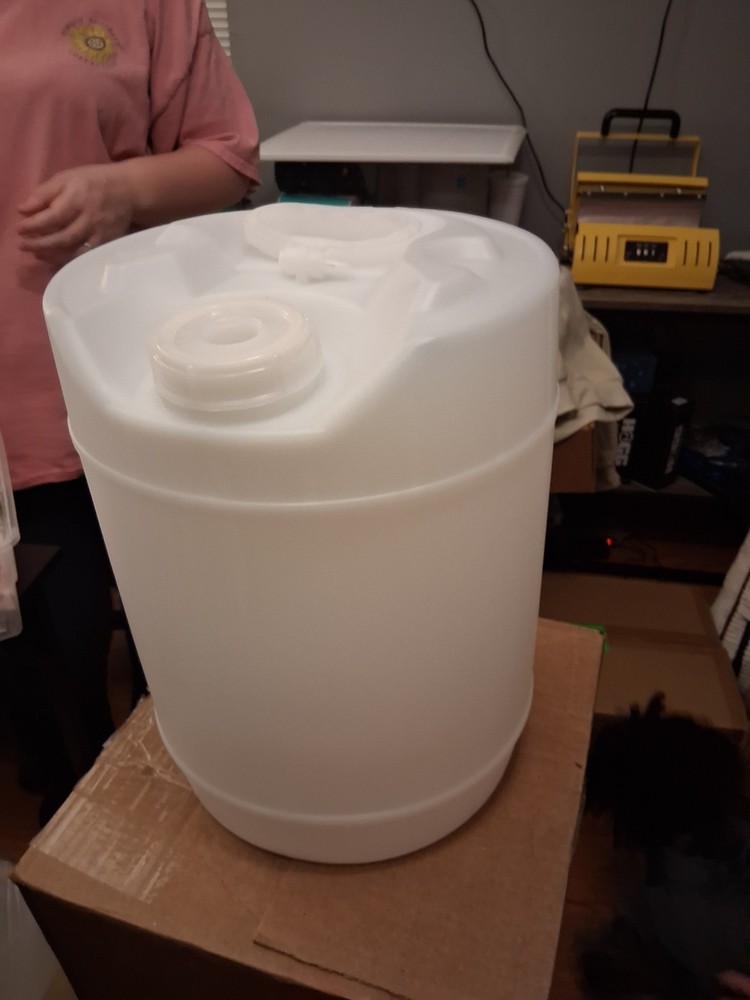 Plastic Circular Above-Ground Water Storage Tank Barrel - Clear or White