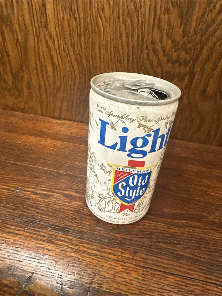 Old Style Light - Empty Beer Can - 12 Fl Oz- Aluminum can