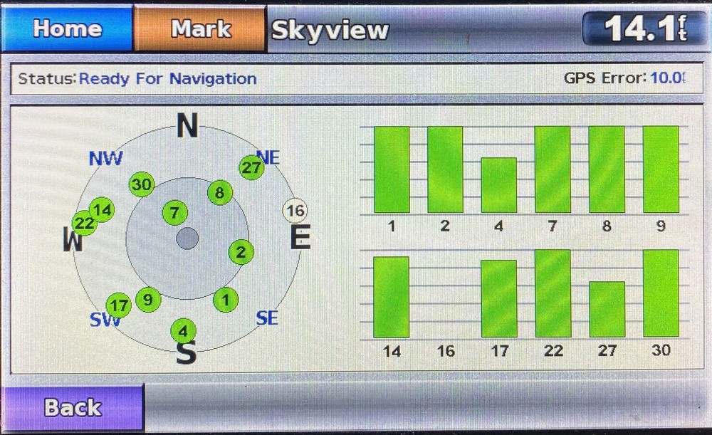 Garmin GPSMAP 740s Stand-Alone Touchscreen Chartplotter w/Suncover ~Tested Good