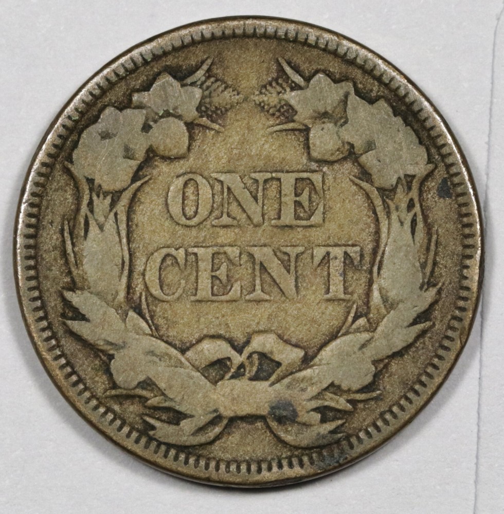 1857 Flying Eagle. Error. CUD @ 1:00. 204668