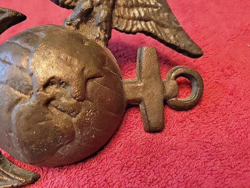 US MARINE CORPS BRASS GLOBE EAGLE ANCHOR