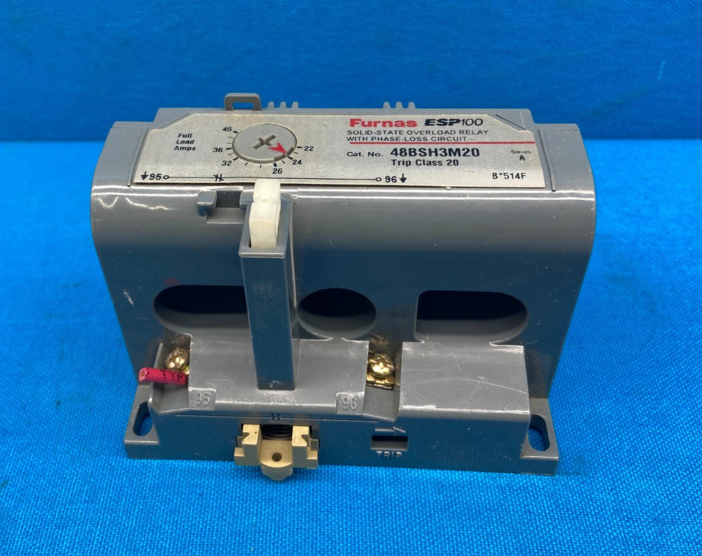 Furnas ESP100 48BSH3M20 Solid State Overload Relay w Phase Loss Circuit