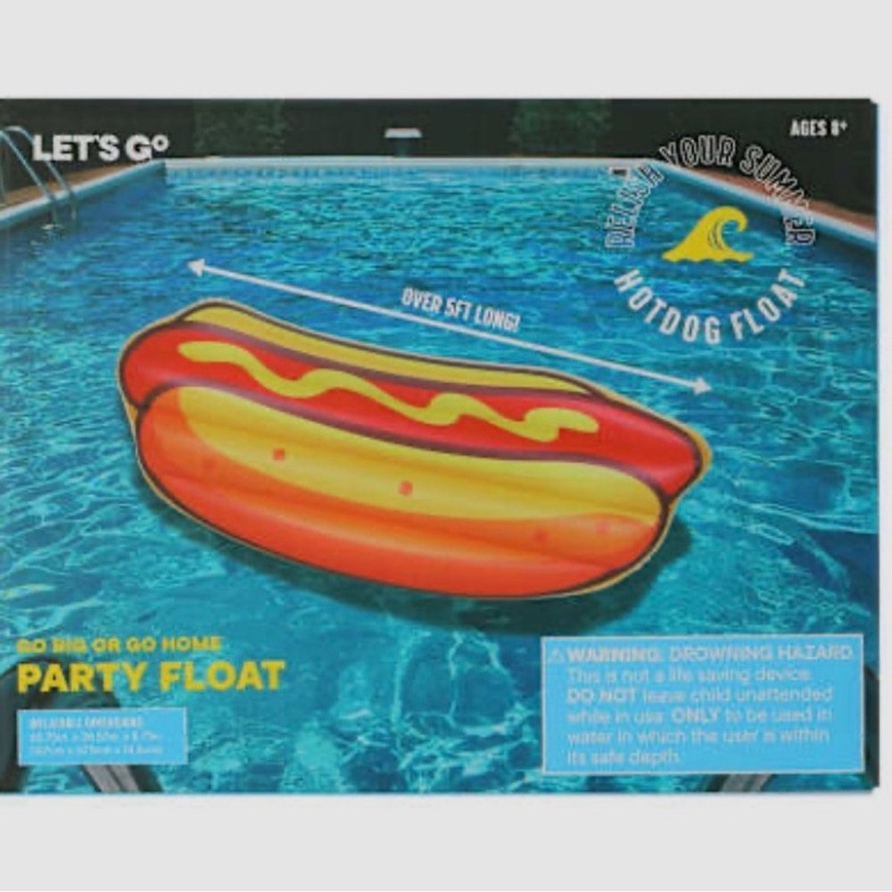 HOT DOG Pool Party Float