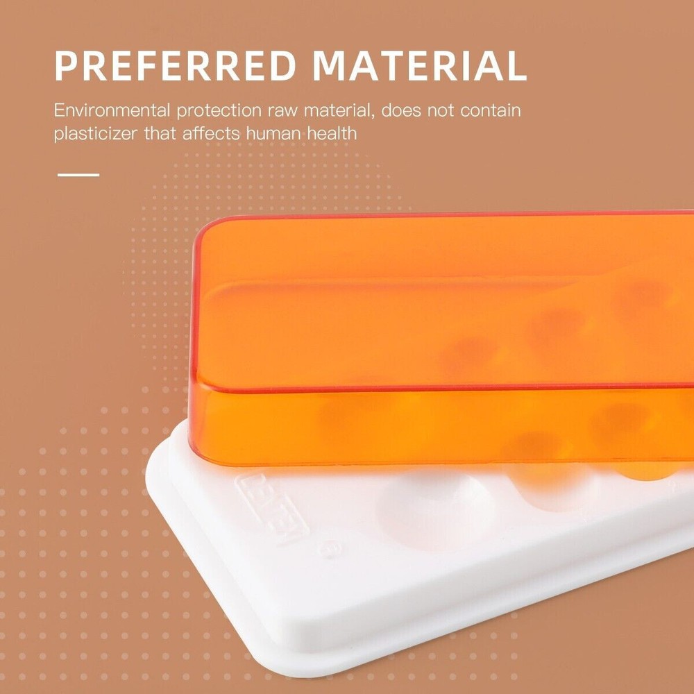 8 Hole Dental Shading Light Veneer Storage Box Teeth Patch Organizer Case Holder