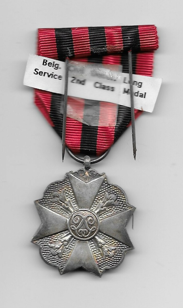 Belgian LONG SERVICE MEDAL 2ND CLASS (SILVER)