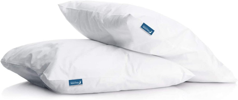 Waterproof Pillow Protector Zippered Pillow Covers Soft Pillowcases All Sizes