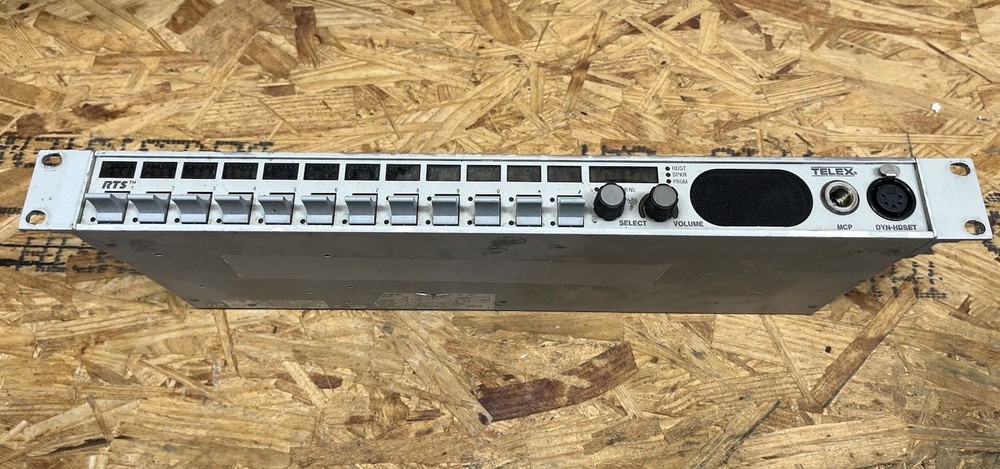 UNTESTED RTS Telex KP-12L 12 Position Key Panel Intercom System