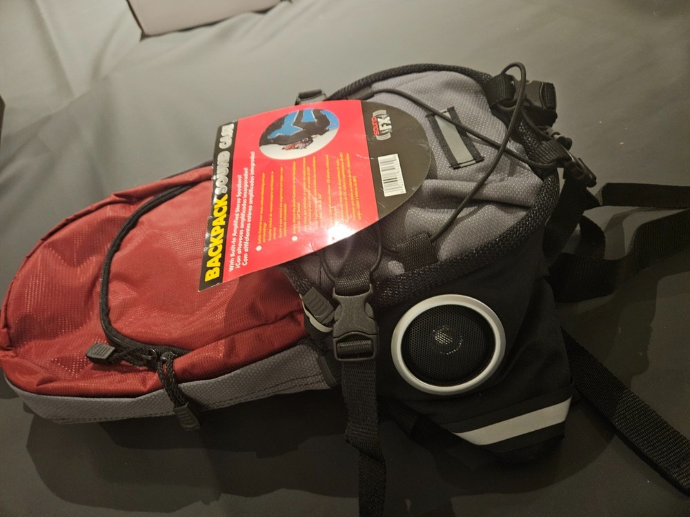 Backpack sound case untested New Sold As Is