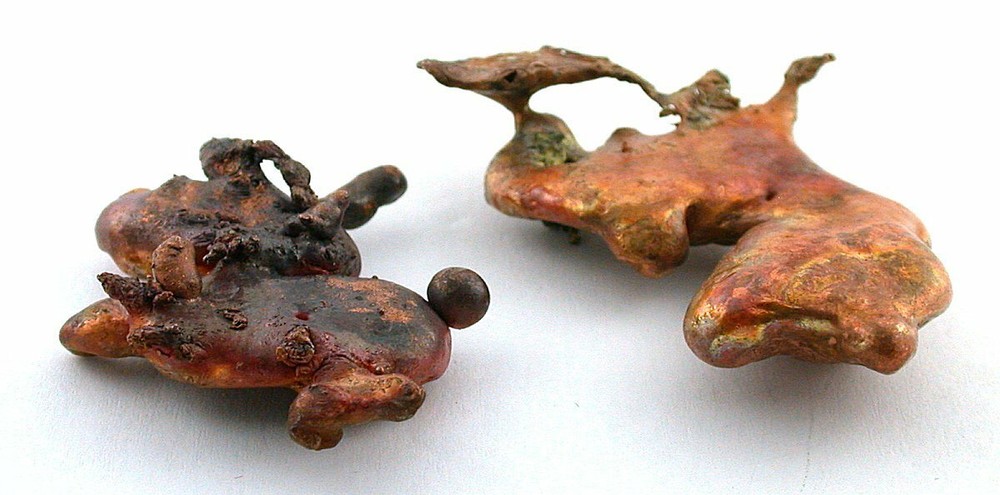 TWO ARIZONA COPPER NUGGET CN9