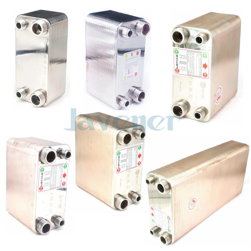 24-120 Plates 304 Stainless Heat Exchanger Beer Wort Chiller Cooler Home Brew