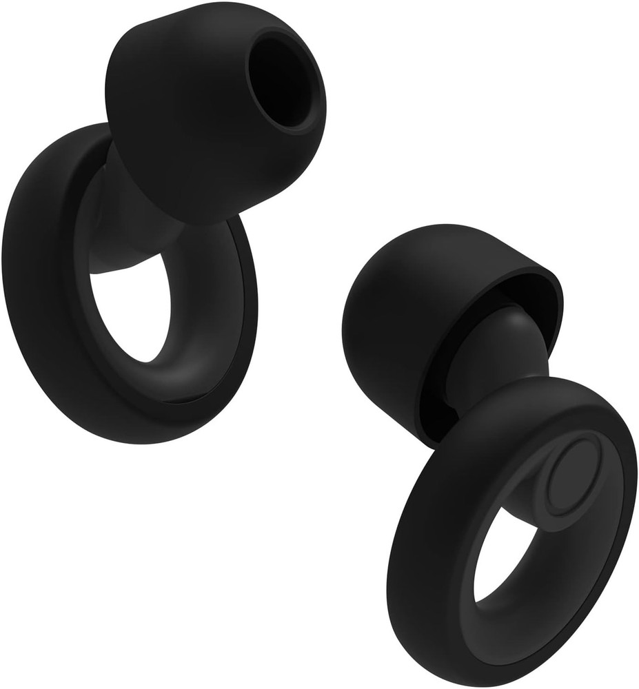 Stylish, Reusable Noise Cancelling Ear Plugs with Compact Case - 30dB Reduction