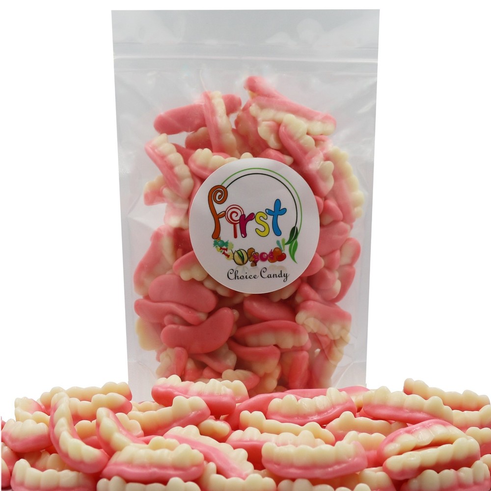 FirstChoiceCandy Gummy Teeth - Funny Shape gummy for Halloween