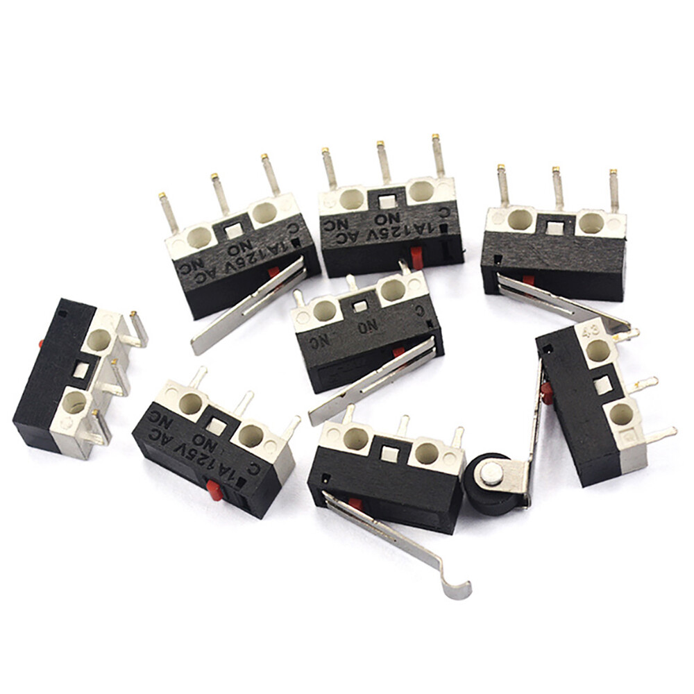 3-Pins PCB Momentary Push Micro Switche Micro Limit Switch 1A 125V Mouse Button